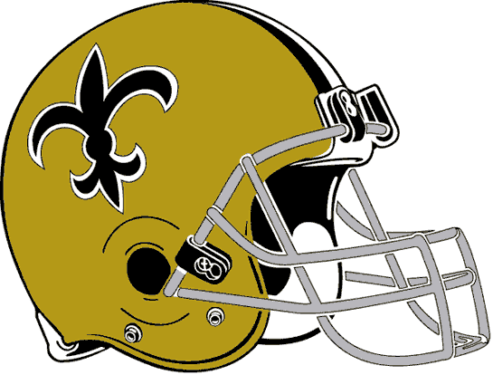 New Orleans Saints 1967-1975 Helmet Logo iron on paper